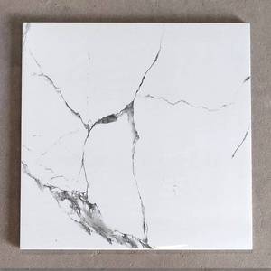 กระเบื้องปูพื้นพอร์ซเลนสีขาวคาราร่า ขนาด 600x600 มม. ผิวมัน ทนกรด ป้องกันแบคทีเรีย สำหรับตกแต่งภายในที่ทันสมัย เหมาะสำหรับโรงพยาบาล โรงเรียน - Product Image 4