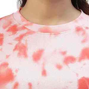 Hot Selling Private Label <b>Peach</b> Hip Lace Tie Dye Yoga Suit Set For Women Skinny Fit Casual Quick Drying Activewear Short <b>Tops</b> - Product Image 3