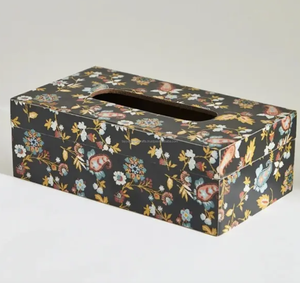 Caja de Almacenamiento de Servilletas de Madera Impresa Antigua, Porta Servilletas Artesanal Multiusos, Caja de Almacenamiento de Servilletas Más Vendida, Precio Bajo, MOQ Bajo - Product Image 3