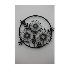 Decoración de pared de metal estilo joyería para decoración de interiores de lujo, escultura colgante moderna para sala de estar - Product Image 1