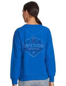 <span class=keywords><strong>Felpa</strong></span> Blu da <span class=keywords><strong>Donna</strong></span> con Collo Tondo, 100% Cotone, Logo Stampato sul Davanti <span class=keywords><strong>Los</strong></span> <span class=keywords><strong>Angeles</strong></span> 1992, Vestibilità Regolare, Abbigliamento Casual Autunnale - Product Image 5