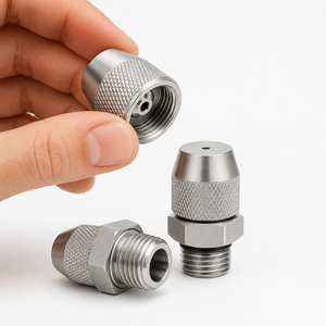 New CS 1/4 Female Stainless Steel 304 Thread Fine Atomization Cone Mist <b>Spray</b> Nozzle for Humidification and Dust RemovalNew CS - Product Image 5