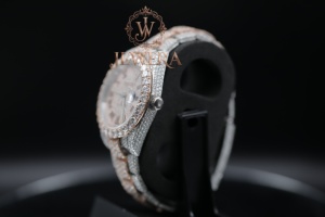 High on Demand Stainless Steel Moissanite Diamond <b>Watch</b> <b>for</b> Luxury Fashion and Casual Wear Available <b>for</b> Best Price - Product Image 2