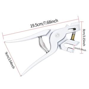 Pince à perforer les étiquettes auriculaires pour animaux, 8 mm, en acier inoxydable, pour l'identification des bovins, ovins, porcins et volailles en élevage - Product Image 6