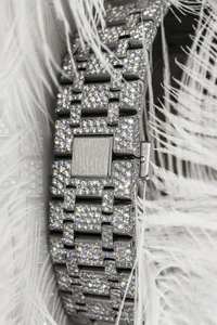 Bijoux noirs de l'océan A.P. Montre pour homme de luxe à mouvement à quartz, cadran en acier inoxydable, verre de la montre, mode, 3 BAR résistant à l'eau - Product Image 4