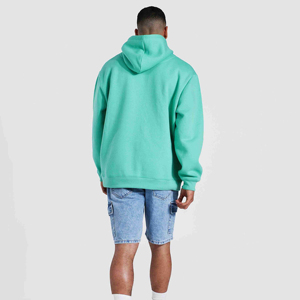 Sweat à capuche pour homme de haute qualité, 100% coton, imprimé à l'écran, avec poche, tendance, surdimensionné, thermique pour l'hiver, style hip-hop - Product Image 2