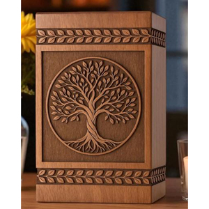 Luxury Rosewood Urn for Human Ashes – Handmade Memorial Box Keepsake urn Memorial Keepsake by AYAANS - Product Image 2