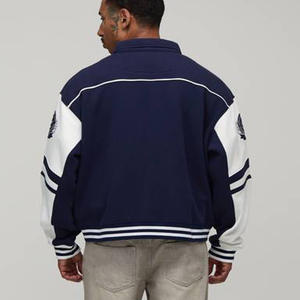 Veste universitaire personnalisée pour hommes, qualité supérieure, style baseball, manteau bomber décontracté, streetwear, vêtements OEM en gros - Product Image 3