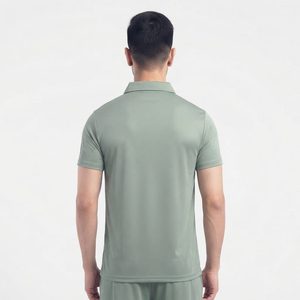 เสื้อโปโลชาย แขนสั้น เสื้อโปโลคุณภาพดีที่สุด สไตล์ลำลอง ทรงโอเวอร์ไซส์ เสื้อโปโลพื้นฐาน ไซส์ปกติ - Product Image 4