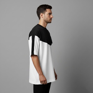 Nouveauté T-shirts pour hommes à manches courtes personnalisés 100% coton jersey 180 grammes été décontracté hip hop coupe ample séchage rapide - Product Image 2