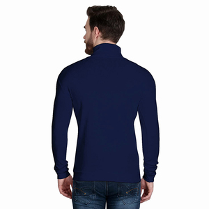 Pull à col roulé pour homme OEM, tricoté sur mesure, en acrylique et mélange de laine, coupe classique - Product Image 2