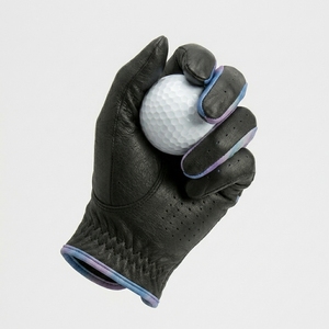 Gant de golf personnalisé en cuir Cabretta avec ventilation des doigts, design confortable, main gauche, fabricant OEM ODM direct, faible MOQ - Product Image 5