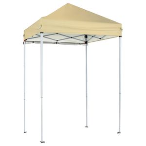 Gazebo da Esterno 5x5 Piedi con 1 Parete Laterale per Protezione dal Sole - Product Image 5