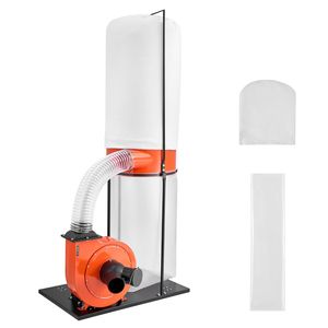 Collettore di Polvere a Cono Vortex da 1100 CFM, 2.5 Micron, Sistema di Raccolta Segatura da 1.5HP, Collettore di Polvere da 35 Galloni - Product Image 1