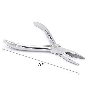 Custom Logo Professional Hair <b>Extension</b> Beauty Salon Tools For Hair <b>Extension</b> Pliers Micro Link/<b>bead</b> Closer Tool Kit Plier - Product Image 3