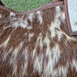 Bolso tote de cuero con cremallera, de piel auténtica, estilo vintage, de gran capacidad, para llevar al hombro. - Product Image 5