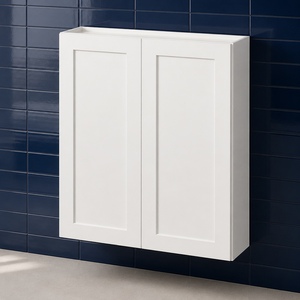 Vente en gros d'armoires murales de cuisine blanches de 33 x 42 pouces, style Shaker, RTA, fabricant OEM au Vietnam - Product Image 4