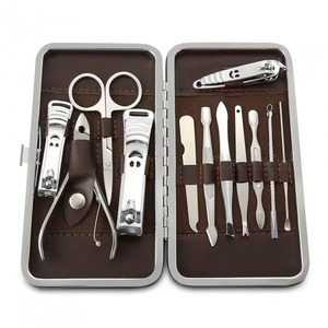 Top Sale Product Nail Clipper Nail <b>File</b> Manicure Pedicure Kit Podiatry Instruments Set of 5 Pieces Surgical Instruments - Product Image 1