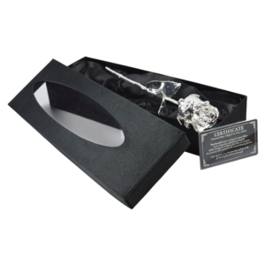 2026 Fresh Real Rose Silver Dipped Finishing Real Rose With Highly Design and Luxury Box Packing Best for Gift - Product Image 4