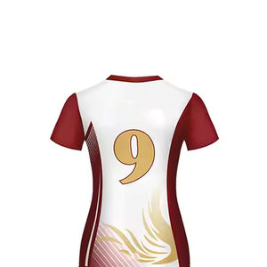 MOQ Bajo, 25 Conjuntos, Uniforme de Voleibol Transpirable, Ligero y Cómodo, Diseño en Material 100% Poliéster, Servicio OEM - Product Image 5