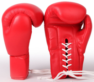 Gants de boxe de qualité supérieure en cuir véritable fabriqués par Benefit Enterprises - Product Image 1