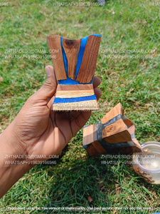 Quemador de madera de resina elegante Bakhoor hecho a mano estilo árabe Mubkhar para Ramadán, Eid y presentación de fragancia festiva - Product Image 6