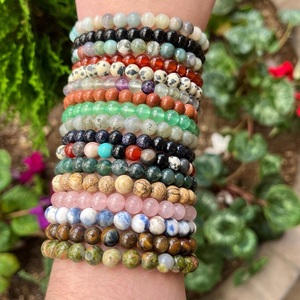 Pulsera de cuentas de lepidolita Natural - Product Image 5
