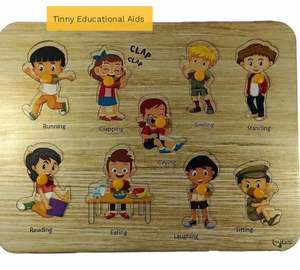 Juguete de madera para entrenamiento cerebral para niños, tablero de actividades de clasificación de formas Montessori, del exportador al mejor precio. - Product Image 4