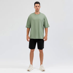 Conjunto Casual de 2 Piezas para Hombre, Traje Holgado de Algodón Grueso, Estilo Deportivo - Product Image 2