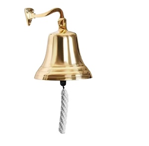 Campana Antigua Decorativa de Pared para el Hogar, Campana Náutica Vintage Personalizada, Decoración de Pared con Ancla - Product Image 1