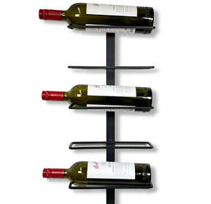 ชั้นวางไวน์โลหะตกแต่ง ชั้นวางไวน์เหล็กแข็งแบบตั้งพื้น ชั้นวางขวดไวน์บนเคาน์เตอร์ - Product Image 3