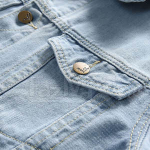 Abrigo vaquero informal para hombre, estilo vintage con forro polar suave - Product Image 4