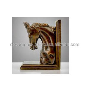 Decoración de caballo, estatuas de escultura de caballo para decoración del hogar para sala de estar sala de estudio (caballo de bronce BS20900 - Product Image 1