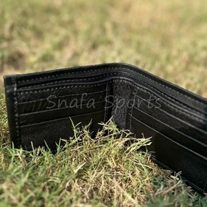 Cartera de cuero vacuno 100% genuino de alta calidad con logotipo personalizado, precio económico, cartera de regalo para hombre, nuevo estilo, carteras hechas a mano - Product Image 5