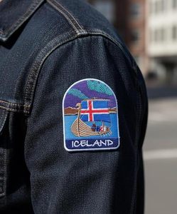 Patch brodé Islande à thermocoller/à coudre – Insigne, drapeau, blason de l'île – Cadeau - Product Image 5