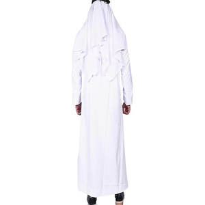 Thobe / Thawb pour hommes musulmans de haute qualité en polyester, design saoudien, manches longues, longueur cheville, respirant, léger, grande taille - Product Image 5
