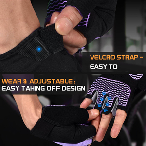 Guantes de Gimnasio Transpirables con Agarre de Silicona Antideslizante, Guantes de Entrenamiento Acolchados con Malla, Equipo de Fitness para Fisicoculturismo, Venta al por Mayor - Product Image 5