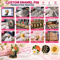 Broches et épingles en émail métallique créatives, motifs chaussures, fleurs, bottes, plantes en pot, lettres, pour badges de revers, bijoux de vêtements, accessoires de sac à dos