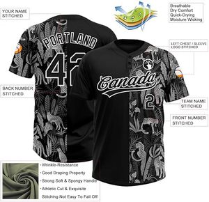 Camiseta Deportiva Clásica de Béisbol, Manga Corta, 2 Botones, Malla Transpirable, Absorbe la Humedad, Cuello en V, Unisex - Product Image 2