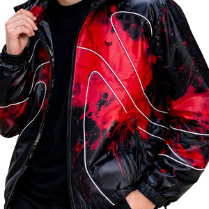 เสื้อแจ็คเก็ตไนลอนสำหรับผู้ชายแบบหนาบุผ้าอุ่นกันลมสำหรับฤดูหนาว เปลี่ยนสีได้ตามอุณหภูมิ - Product Image 2