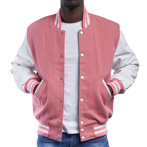 Most Demanding Long Sleeve Button Down Closure <b>Men's</b> Wool Varsity <b>Jackets</b> Windproof Winter Wear Varsity <b>Jacket</b> <b>For</b> Male - Product Image 2