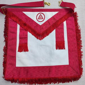 Badge maçonnique brodé de luxe personnalisé, réglable et à coudre, pour les cérémonies de loge et les réunions formelles, en tissu durable - Product Image 5