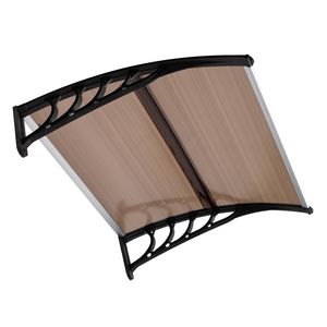 Housse de protection contre la pluie pour porte et fenêtre, 40*38 pouces, en carton brun et support noir, code 27539880 - Product Image 1