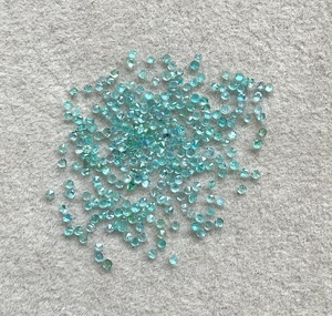 Piedra de turmalina Paraiba verde natural de 3.50 quilates, corte redondo, para la elaboración de joyería fina. - Product Image 3