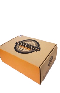 Eco-Friendly <b>Recyclable</b> Durable Self Erecting Packaging Custom Labels Corrugated Board Shoe <b>Box</b> with Handle for Socks Wholesale - Product Image 6