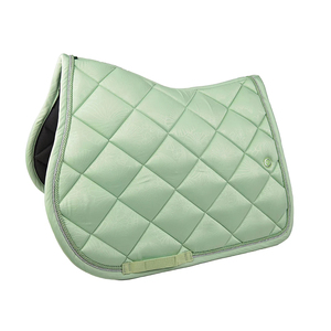 Tapis de selle d'équitation respirants en satin pour le dressage, rembourrés en laine et coton, fabriqués au Pakistan pour l'équitation et le saut d'obstacles - Product Image 4