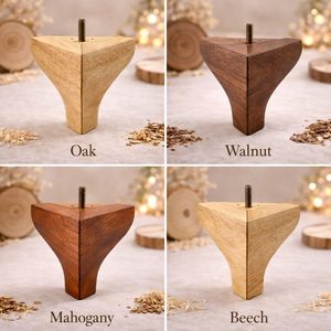 Triangle Solid Wood Furniture Leg Unique Modern Design for Sofa Cabinet Coffee <b>Table</b> Replacement OEM Factory - Product Image 6