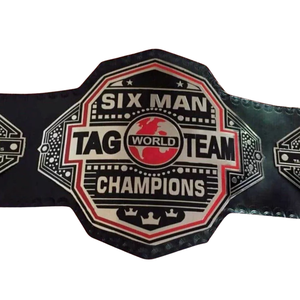 Ceinture de championnat de lutte six contre six haut de gamme personnalisable avec des designs de champion du monde - Product Image 5