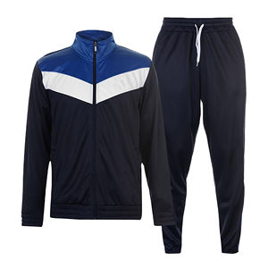 Ensemble de survêtement pour homme en tissu polyester respirant et confortable, idéal pour l'exercice quotidien et les sports de plein air, pour les acheteurs de vêtements de sport - Product Image 1