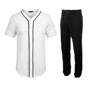 Uniforme de baseball, nouveau modèle de baseball avec broderie blanche, nouveau modèle personnalisé pour hommes - Product Image 4
